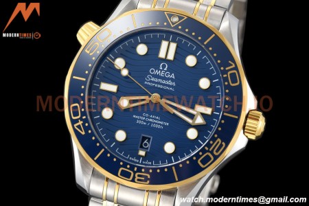 Omega - Seamaster Diver 300m 42mm YG/SS Blue VSF A8800