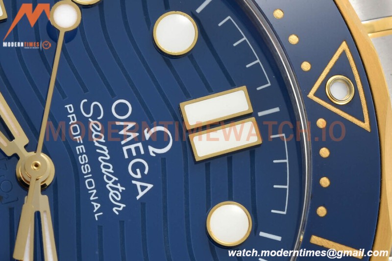 Omega - Seamaster Diver 300m 42mm YG/SS Blue VSF A8800