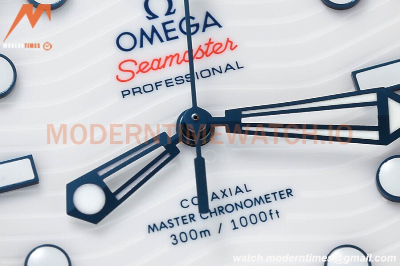 Omega - Seamaster Diver 300m 42mm Blue SS/SS White Dial VSF A8800