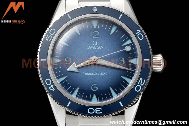 Omega - Seamaster 300m 75Th Anniversary 41mm SS/SS Summer Blue VSF A8912