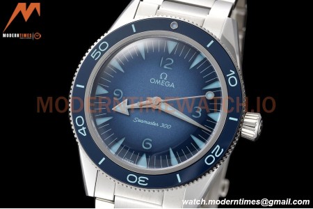 Omega - Seamaster 300m 75Th Anniversary 41mm SS/SS Summer Blue VSF A8912