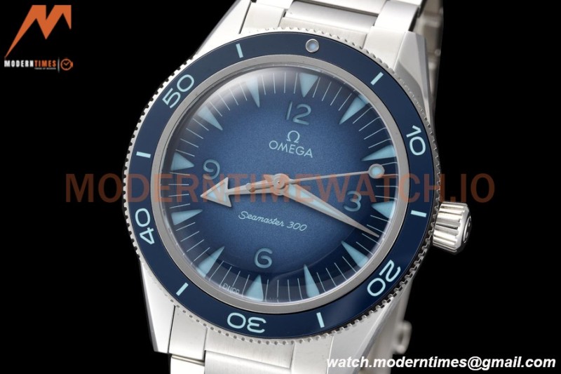 Omega - Seamaster 300m 75Th Anniversary 41mm SS/SS Summer Blue VSF A8912
