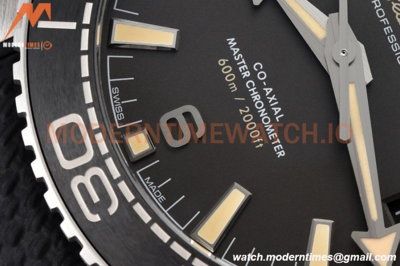 Omega - Seamaster Planet Ocean 600m 43.5mm SS/RU Blk/Cer Grey VSF A8900