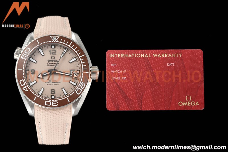 Omega - Seamaster Planet Ocean 600m 43.5mm SS/RU Brz/Cer Beige VSF A8900