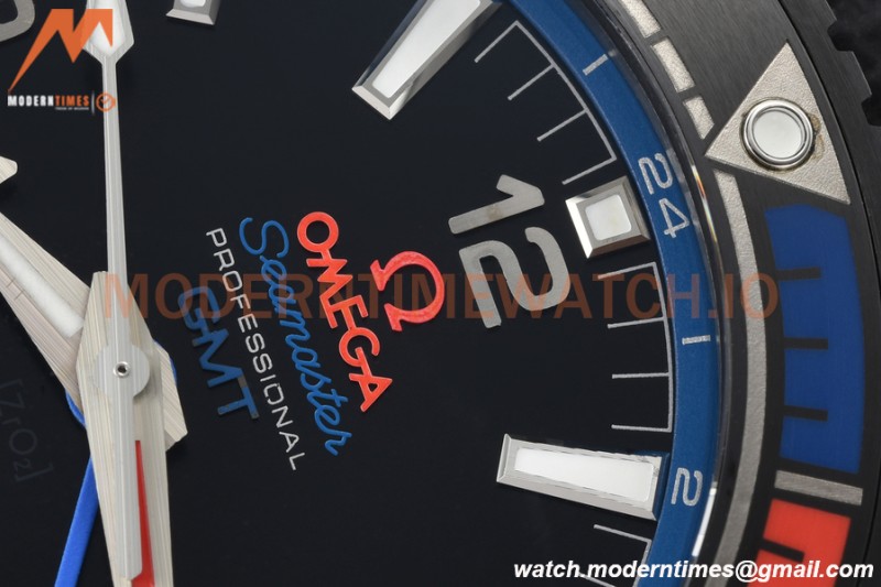 Omega - Seamaster Planet Ocean GMT 600m ETNZ Deep Black 45.5mm SS/RU Blk/Cer Black VSF A8906