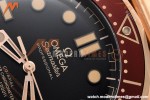 Omega - Seamaster Diver 300m 42mm Ceramic Bronze Gold Black Dial VSF A8806