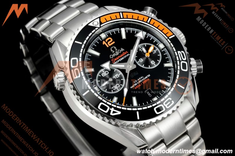 Omega - Seamaster Planet Ocean 600m Chrono 45.5mm SS/SS CER/ORN/BLK TVSF A9900