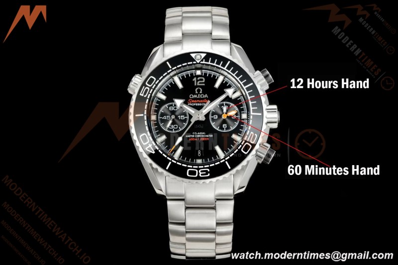 Omega - Seamaster Planet Ocean 600m Chrono 45.5mm SS/SS CER/BLK TVSF A9900