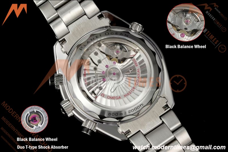 Omega - Seamaster Planet Ocean 600m Chrono 45.5mm SS/SS CER/GREY/BLK TVSF A9900