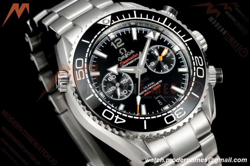 Omega - Seamaster Planet Ocean 600m Chrono 45.5mm SS/SS CER/BLK TVSF A9900