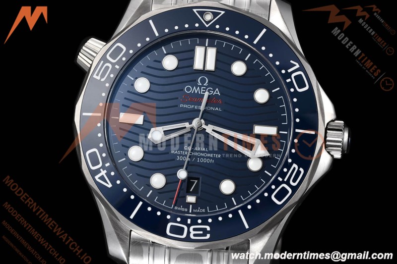 Omega - Seamaster Diver 300m 42mm Ceramic SS/SS Blue Dial VSF V4 VS8800