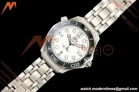 Omega - Seamaster Diver 300m 42mm Ceramic SS/SS White Dial VSF V4 VS8800