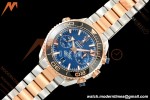 Omega - Seamaster Planet Ocean 600m Chrono 45.5mm RG/SS Blue Dial VRF A9900