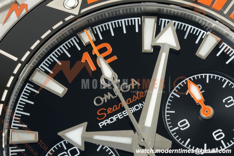 Omega - Seamaster Planet Ocean 600m Chrono 45.5mm SS/SS CER/ORN/BLK VRF A9900