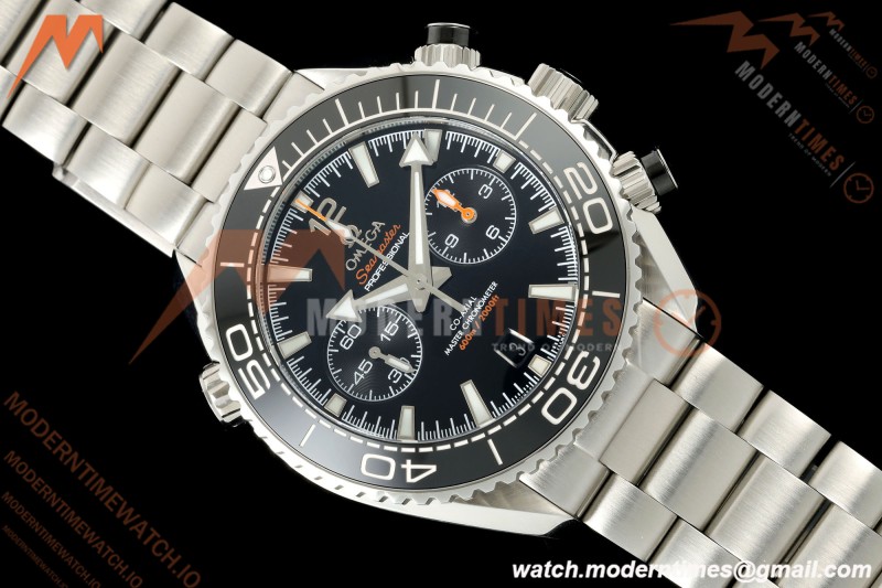 Omega - Seamaster Planet Ocean 600m Chrono 45.5mm SS/SS CER/BLK VRF A9900 | 오메가 - 시마스터 플래닛 오션 600m 크로노 45.5mm SS/SS CER/BLK VRF A9900
