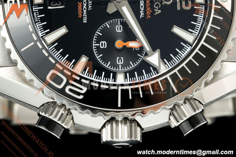Omega - Seamaster Planet Ocean 600m Chrono 45.5mm SS/SS CER/BLK VRF A9900 | 오메가 - 시마스터 플래닛 오션 600m 크로노 45.5mm SS/SS CER/BLK VRF A9900