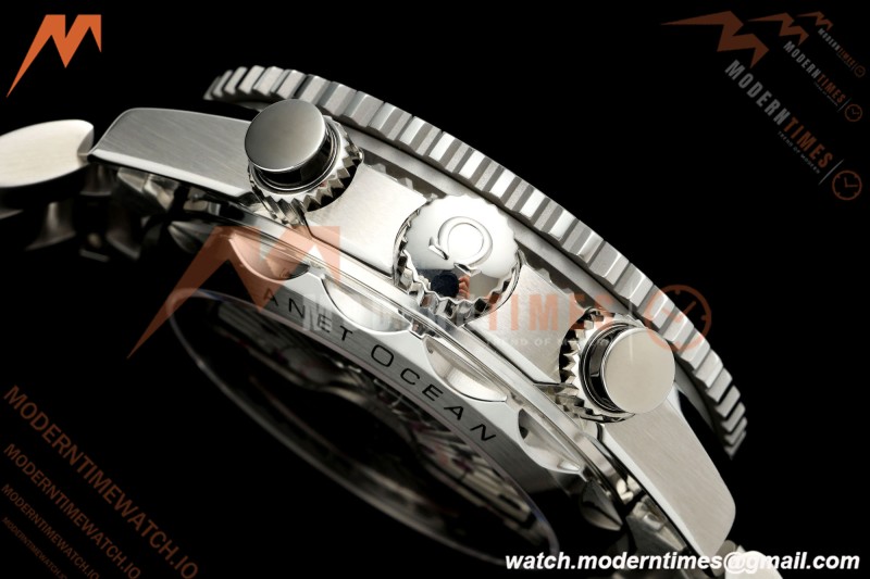 Omega - Seamaster Planet Ocean 600m Chrono 45.5mm SS/SS CER/BLK VRF A9900 | 오메가 - 시마스터 플래닛 오션 600m 크로노 45.5mm SS/SS CER/BLK VRF A9900