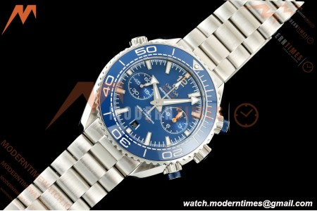 Omega - Seamaster Planet Ocean 600m Chrono 45.5mm SS/SS Blue Dial VRF A9900