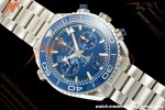 Omega - Seamaster Planet Ocean 600m Chrono 45.5mm SS/SS Blue Dial VRF A9900