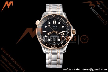 Omega - Seamaster Diver 300m 42mm Ceramic RG/SS Black Dial VSF V4 VS8800