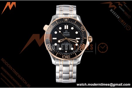 Omega - Seamaster Diver 300m 42mm Ceramic RG/SS Black Dial VSF V4 VS8800
