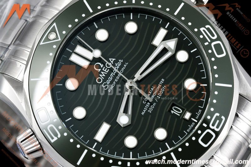 Omega - Seamaster Diver 300m 42mm Ceramic SS/SS Green Dial VSF V4 VS8800 | 오메가 - 시마스터 다이버 300m 42mm 세라믹 SS/SS 그린 다이얼 VSF V4 VS8800