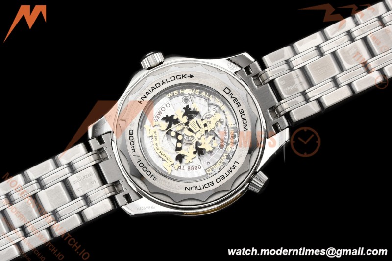 Omega - Seamaster Diver 300m 42mm James Bond Ceramic SS/SS Black Dial VSF V4 VS8800