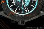 Omega - Seamaster Planet Ocean 600m 45.5mm GMT Worldtimer CER/NY Blk/Grn VSF SA8938