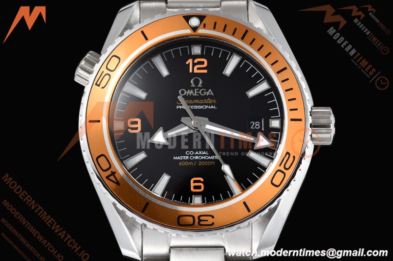 Omega - Seamaster Planet Ocean 600m 43.5mm SS/SS ORN/CER Black Dial GDF MY8215