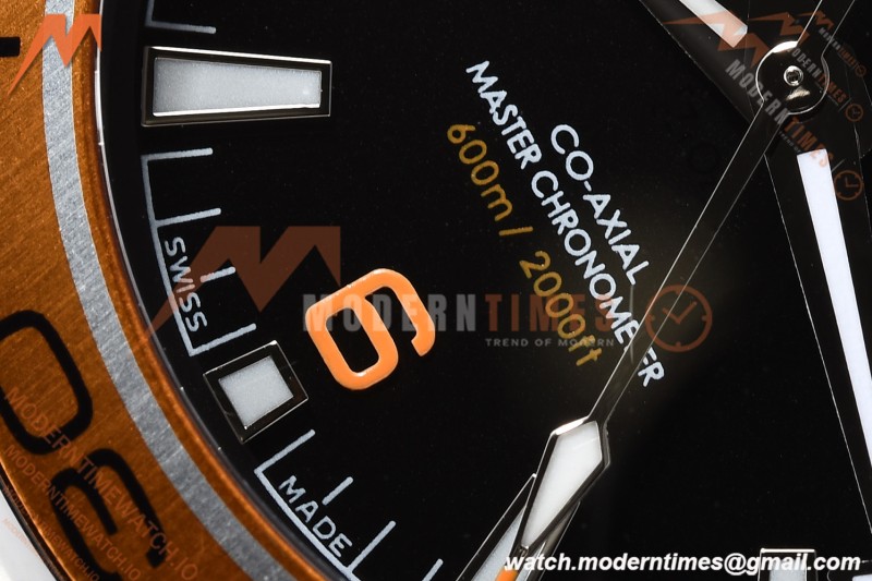 Omega - Seamaster Planet Ocean 600m 43.5mm SS/SS ORN/CER Black Dial GDF MY8215