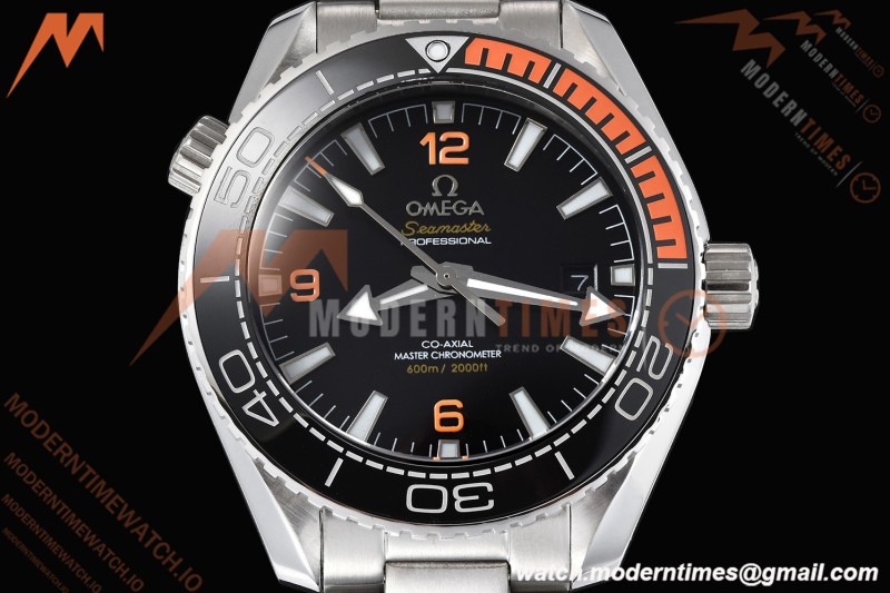Omega - Seamaster Planet Ocean 600m 43.5mm SS/SS BLK/ORN/CER Black Dial GDF MY8215