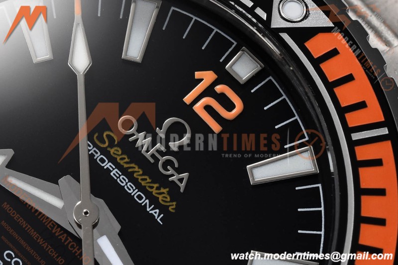 Omega - Seamaster Planet Ocean 600m 43.5mm SS/SS BLK/ORN/CER Black Dial GDF MY8215