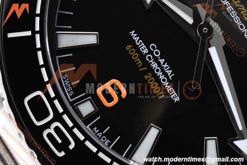 Omega - Seamaster Planet Ocean 600m 43.5mm SS/SS BLK/ORN/CER Black Dial GDF MY8215