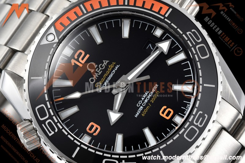 Omega - Seamaster Planet Ocean 600m 43.5mm SS/SS BLK/ORN/CER Black Dial GDF MY8215