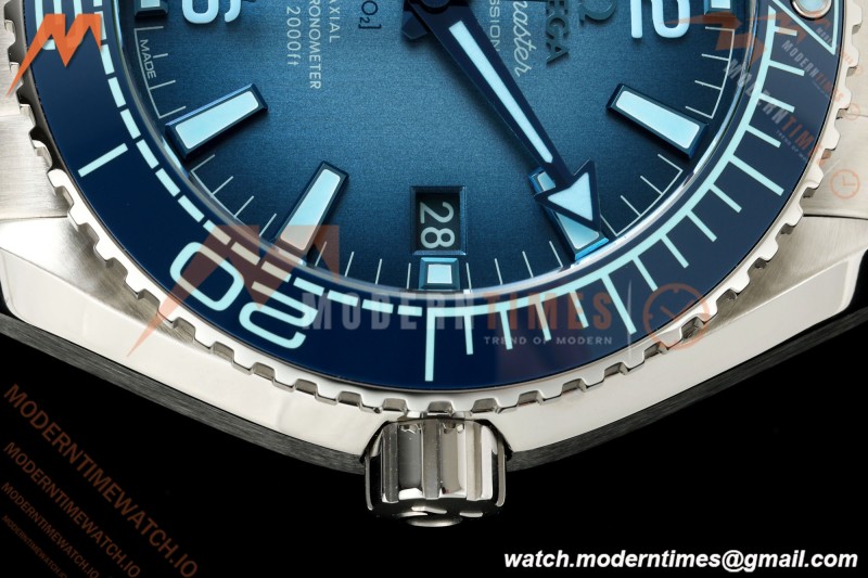Omega - Seamaster Planet Ocean 600m 39.5mm SS/SS Ceramic Summer Blue Dial VSF V4 A8800 | 오메가 - 시마스터 플래닛 오션 600m 39.5mm SS/SS 세라믹 서머 블루 다이얼 VSF V4 A8800