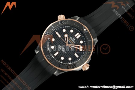 Omega - Seamaster Diver 300m Diver 43.5mm CER/RG/RU Black ORF A8806