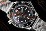 Omega - Seamaster Diver 300M No Date 42mm SS/SS BLK/CER Mesh Bracelet Black ORF A8806 | 오메가 - 시마스터 다이버 300M 노데이트 42mm SS/SS BLK/CER 메쉬 브레이슬렛 블랙 ORF A8806
