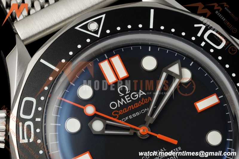 Omega - Seamaster Diver 300M No Date 42mm SS/SS BLK/CER Mesh Bracelet Black ORF A8806 | 오메가 - 시마스터 다이버 300M 노데이트 42mm SS/SS BLK/CER 메쉬 브레이슬렛 블랙 ORF A8806