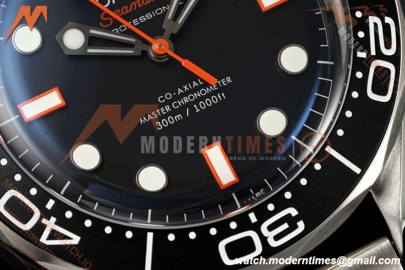 Omega - Seamaster Diver 300M No Date 42mm SS/SS BLK/CER Mesh Bracelet Black ORF A8806 | 오메가 - 시마스터 다이버 300M 노데이트 42mm SS/SS BLK/CER 메쉬 브레이슬렛 블랙 ORF A8806