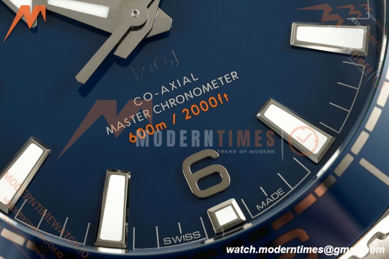 Omega - Seamaster Planet Ocean 600m 39.5mm SS/SS Ceramic Blue Dial VSF V4 A8800