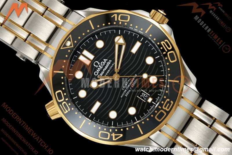 Omega - Seamaster Diver 300m 42mm SS/YG Black Ceramic Black Dial ORF OR8800