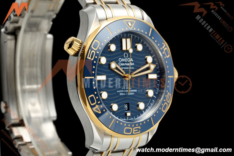 Omega - Seamaster Diver 300m 42mm SS/YG Blue Ceramic Blue Dial ORF OR8800
