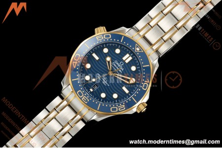 Omega - Seamaster Diver 300m 42mm SS/YG Blue Ceramic Blue Dial ORF OR8800