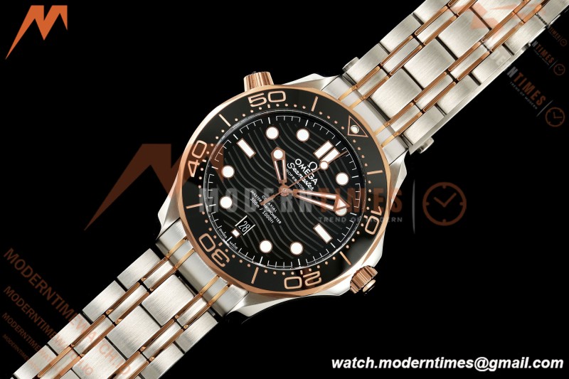 Omega - Seamaster Diver 300m 42mm SS/RG Black Ceramic Black Dial ORF OR8800