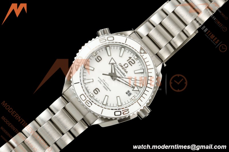 Omega - Seamaster Planet Ocean 600m 39.5mm SS/SS White Ceramic White Dial VSF V4 VS8800