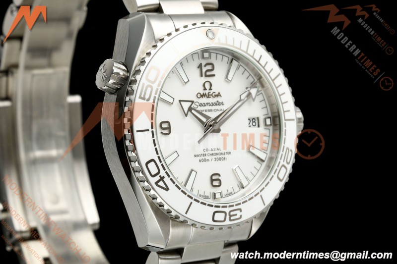 Omega - Seamaster Planet Ocean 600m 39.5mm SS/SS White Ceramic White Dial VSF V4 VS8800