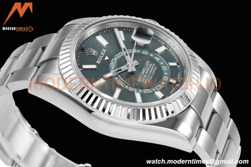 Rolex - Skydweller 42mm 336934 Oyster SS/SS Green ZF A2824