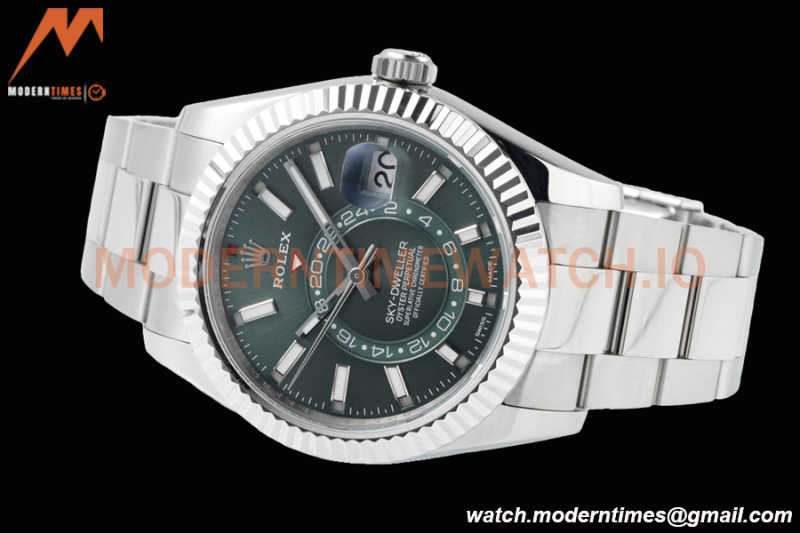 Rolex - Skydweller 42mm 336934 Oyster SS/SS Green ZF A2824