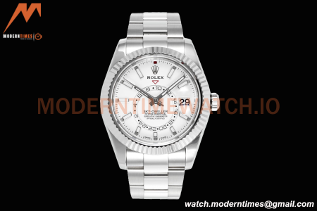 Rolex - Skydweller 42mm 326934 Oyster SS/SS White ZF A2824