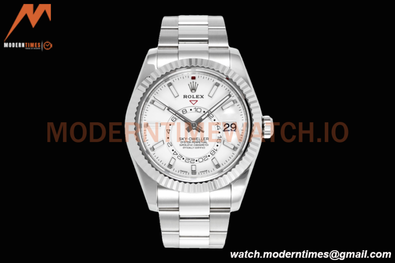 Rolex - Skydweller 42mm 326934 Oyster SS/SS White ZF A2824